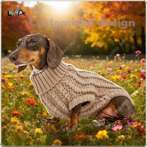 Suéteres de Invierno para Perros Pequeños, Tejidos en Algodón Ecológico, Sudadera Cálida para Perros (Verde Mediano) - Product Image 5