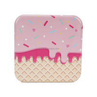 Kit de pansements fantaisie imprimés sur mesure en gros, pansements adhésifs à thème spatial avec boîte métallique, ensemble de pansements pour enfants à motifs de dessins animés