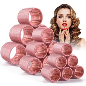 Rulos Térmicos de Cerámica Grandes con Logotipo Personalizado, Rulos Autoadherentes para un Look de Peinado con Volumen, para Cabello Largo/Corto, para Rizos, Rulos Térmicos - Product Image 1