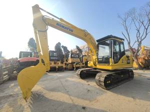 Excavadora Komatsu PC130 usada, pocas horas de uso, buen estado de funcionamiento, excavadora de cadenas PC130 en venta - Product Image 5