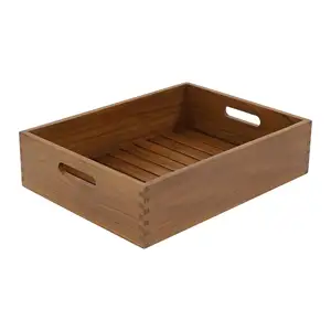 Phòng tắm Organizer với xử lý, phòng tắm bồn rửa Organizer lưu trữ bằng gỗ Organizer, tủ bếp Organizer Vanity bảng khay