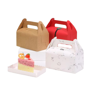 Caja de Cartón para Llevar Mini Donuts, Pasteles y Postres, Personalizada, con Asa, Barnizada, Reciclable, MOQ 50 Piezas - Product Image 4