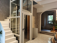 Ascenseur hydraulique compact économique pour villa, conception sans fosse, installation facile, idéal pour villas privées