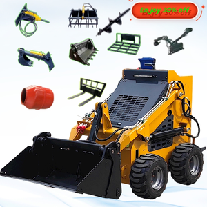 Frete Grátis CE EPA Mini Skid Steer diesel 360 480 Minicargador Walk Behind Skid <span class=keywords><strong>Wheel</strong></span> Loader - Product Image 1