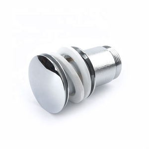 Modern Hotel Bathroom Chrome Finish Silver Wash Basin <strong>Drain</strong> <strong>Set</strong> with Pop-Up and Ball Lift <strong>Rod</strong> Easy Install 2-Year Warranty - Product Image 5