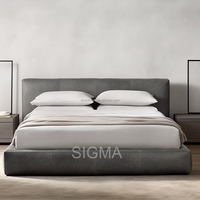 2025 New Designer Minimalist Modernes Hotel Innen schlafzimmer Kingsize-Bett Innen möbel Schlafzimmer Luxus-Schlafzimmer bett