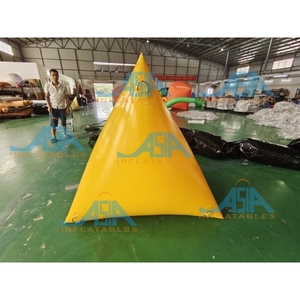 Boya triangular inflable barata, boya inflable <span class=keywords><strong>de</strong></span> natación en <span class=keywords><strong>aguas</strong></span> <span class=keywords><strong>abiertas</strong></span> para deportes acuáticos - Product Image 4