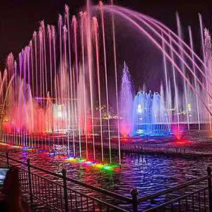 Fontana Musicale da Giardino con Luci LED Colorate, Attrezzatura per Fontana d'Acqua Danzante - Product Image 2