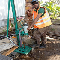 Machine de forage de puits d'eau portable compacte pour puits profonds, mines et petits puits domestiques, à prix réduit