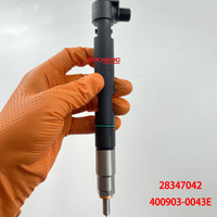 Injecteur diesel Common Rail 28347042 pour moteur Doosan D34 3.4L Bobcat T740 T750 S770 Injecteur de carburant 400903-00043E