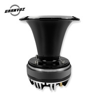 Tweeter à compression en titane Pro 2 pouces avec unité de haut-parleur à cornet, puissance maximale 300 Watts, haut-parleur à cornet de 2 pouces pour audio automobile