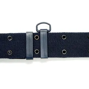 50mm Security Combat Gear Utility Cotton Belts Canvas Uniform Webbing Heavy Duty Tactical Costume Belt