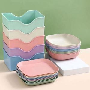 En stock: 10 platos multifunción para restos, de plástico de grado alimenticio para el hogar, ideales para cocina, fiestas y mesa de comedor. - Product Image 5