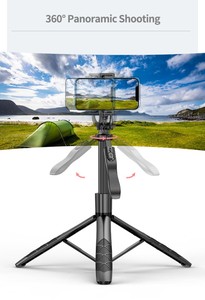 L16 1.53M Dài Cuối Cùng Đen Cực 360 Xoay Điện Thoại Máy Ảnh Monopod Tripod Ảnh Tự Sướng Thanh Với Xử Lý - Product Image 5