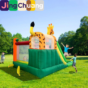 Castillo Inflable con Tobogán para Niños, <span class=keywords><strong>de</strong></span> PVC, Marca JingChuang, para Exteriores, Grande, para Comercio Electrónico - Product Image 3