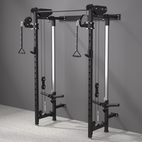Meilleures ventes : Rack de musculation mural multi-fonctions pliable avec banc de musculation et machine à triceps.
