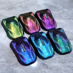 Pigment <span class=keywords><strong>Caméléon</strong></span> Effet Perle avec Effet <span class=keywords><strong>Peinture</strong></span> Automobile Candy, Base Chrome Aurore Blanche, Décalage Aurore <span class=keywords><strong>Bleu</strong></span>-Violet, <span class=keywords><strong>Peinture</strong></span> Automobile Effet Miroir - Product Image 4