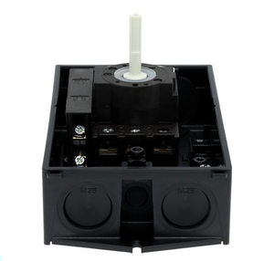 Interruptor Aislador <span class=keywords><strong>EATON</strong></span> <span class=keywords><strong>P1</strong></span>-<span class=keywords><strong>25</strong></span>/I2/SVB 25A, Carcasa de Plástico, 3P, Negro, Manivela Giratoria, Gabinetes de Distribución, Sistemas de Transporte - Product Image 3