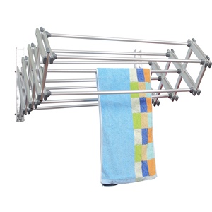 Vente flash : Étendoir à linge <span class=keywords><strong>mural</strong></span> rétractable, pliable, suspendu - Product Image 1
