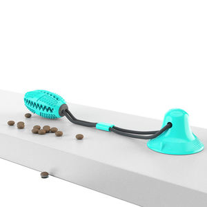 Jouets interactifs pour chien en TPR avec ventouse, pour l'agilité et l'entraînement, distributeur de nourriture, balle à mâcher écologique, brosse à dents pour animaux, corde à tirer - Product Image 4