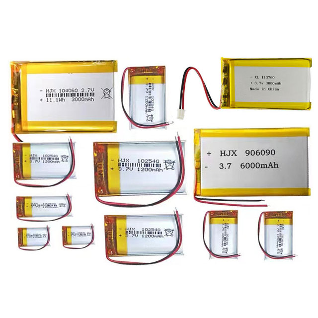 Custom Battery 3.7V 7.4v Lipo 450mah 650mah 2000mah 5000mah 8000mah 10000mah Polymer Lithium Batteries