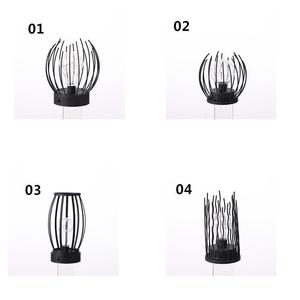 Lámpara de mesa de nido de alambre <span class=keywords><strong>LED</strong></span> moderna para decoración de interiores, alimentada por CA con bombilla de plástico, luz nocturna, luz superior inteligente para el hogar para sala de estar - Product Image 2