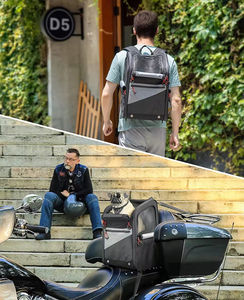 Sac à dos de transport <span class=keywords><strong>pour</strong></span> animaux de compagnie personnalisé pliable et portable <span class=keywords><strong>pour</strong></span> la sécurité et la moto - Product Image 2
