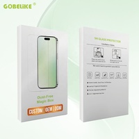 Protection d'écran en verre trempé Premium Og AR Magic Box 9H HD transparente avec colle intégrale pour iPhone 18, 18e, 18 Pro Max