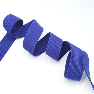 Sangle en nylon de couleur unie, durable, pour sacs, bleue, réglable, pour pantalons de filles, personnalisable, large, avec logo tendance, bande élastique haute élasticité - Product Image 4