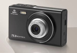 Caméra 4K 75 MP avec zoom optique 3x, 8 modes de prise de vue, 19 filtres, fonction webcam pour la diffusion en direct - Product Image 3
