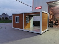 Maison préfabriquée pliable contemporaine de luxe JHCE1, installation rapide, maison mobile modulaire