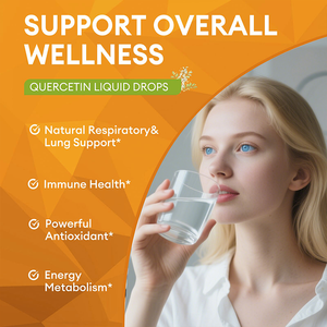 Quercetin lỏng giọt nhãn hiệu riêng quercetin Bromelain bổ sung với Bromelain Cơm cháy vitamin - Product Image 4