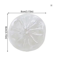 Kit de Bricolage DIY : Balle Anti-Stress Souple en TPR Transparente pour Créations Artisanales Amusantes et Relaxantes