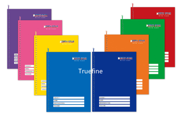 Custom Logo A5 80pages 10colors Philippines Market Yarn Writing Composition Notebook