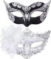 Masque de mascarade à paillettes laser pour femmes, masques vénitiens brillants pour les yeux, accessoires pour fêtes de Noël, bals de danse, cosplay, décorations de Mardi Gras