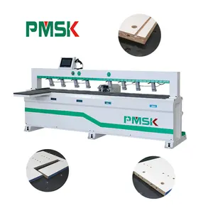 PMSK Cnc Horizontal Drill 2 Heads Wood Side Hole Drilling Machine For 1000*2500*60mm Wood