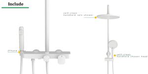 Ensemble <span class=keywords><strong>de</strong></span> robinet <span class=keywords><strong>de</strong></span> <span class=keywords><strong>douche</strong></span> <span class=keywords><strong>de</strong></span> style novateur économique <span class=keywords><strong>avec</strong></span> pomme <span class=keywords><strong>de</strong></span> <span class=keywords><strong>douche</strong></span> autonettoyante et pomme <span class=keywords><strong>de</strong></span> <span class=keywords><strong>douche</strong></span> pluie - Product Image 2