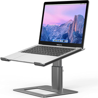 Premium kwaliteit ergonomische laptopstandaard voor op het bureau, verstelbaar, antislip, geschikt voor laptops tot 17 inch