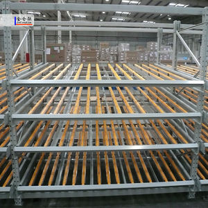 Эффективный автоматический гравитационный роликовый толкатель, стойка, скользящая полка, алюминиевые гравитационные картонные полки - Product Image 6