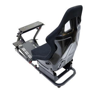 Cockpit de Simulation de Course en Acier Réglable, Siège de Simulateur de Conduite VR pour Jeu de Voiture, Simulateur de Course à Monnayeur - Product Image 3