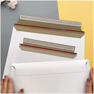 Enveloppe en carton ondulé durable, grande taille, pour l'<span class=keywords><strong>envoi</strong></span> d'affiches, de photos et de plans - Product Image 1