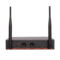 Système de microphone sans fil professionnel URX9900, microphone sans fil portable, UHF, 2 canaux, fête/KTV