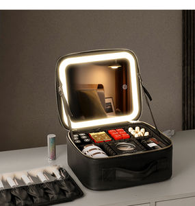 กระเป๋าเครื่องสำอางแบบมีกระจกกระเป๋า<span class=keywords><strong>เครื่องสำอาง</strong></span>แบบมีพู่ - Product Image 5