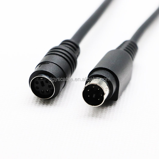 The High Quality PS2 Mini DIN 6 Pin Male to MD6 Pin Female Extension Cable