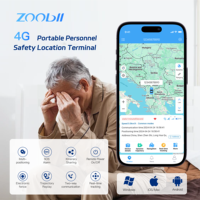 Traceur GPS Européen X1 Mini pour Personnes Âgées et Enfants, Détection de Chute, Bouton SOS d'Urgence, Suivi 4G LTE avec Fonction d'Appel