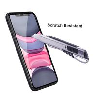 Protection d'écran en verre trempé 2.5D haute clarté 0.33mm 9HD, anti-traces de doigts, anti-rayures pour X/XS/XR/XS Max/11/11
