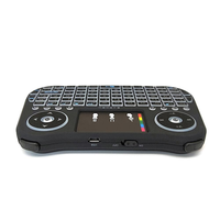 Mini clavier télécommande 7-RGB rétroéclairé MT08 pour Android TV Box, Smart TV, PC, ordinateur, avec batterie rechargeable