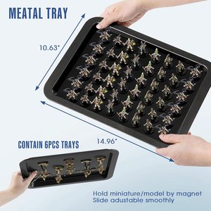 Étui de rangement miniature, cadre <span class=keywords><strong>en</strong></span> alliage d'<span class=keywords><strong>aluminium</strong></span> et fenêtre transparente pour l'affichage et le transport sécurisé, étui de transport miniature - Product Image 3
