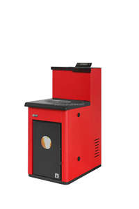 Poêles à granulés modernes en acier, à encastrer, autonomes, pour une utilisation en intérieur avec télécommande pour salon, cuisine - Product Image 3