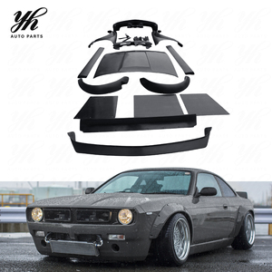 Nouveau kit carrosserie en fibre de verre de haute qualité 1995-1998 S14 Zenki S14A Kouki <span class=keywords><strong>Rocket</strong></span> Bunny <span class=keywords><strong>V2</strong></span> FRP - Product Image 1